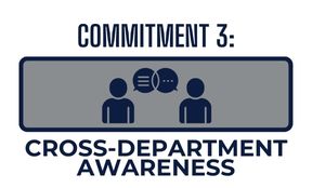 Commitment 3: Cross department awareness